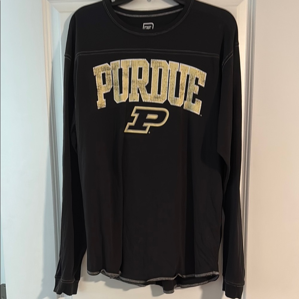 Pro Edge Black Long Sleeve Tees Purdue Edition